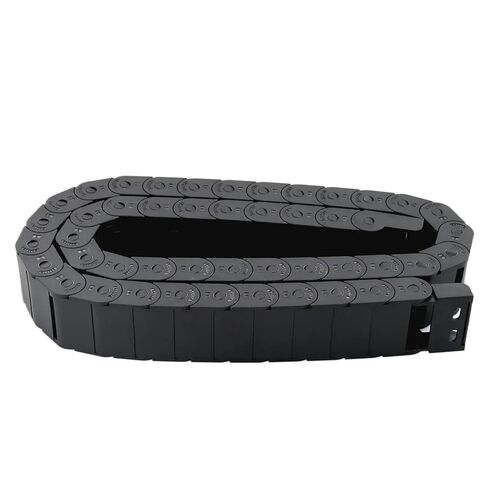 1 متر 15 18 سلاسل نقل البلاستيك حبل النايلون كابل سحب سلسلة سلك الناقل سلسلة السحب (28,15x40 شبه مغلقة) in Kuwait