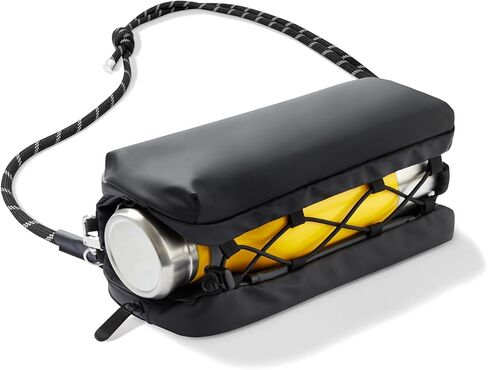 simptech حقيبة كروس مع حامل زجاجة فاني حزمة حبال الصدر حقيبة مزدوجة الجيب الرئيسي مقاومة للماء حقيبة الخصر للنساء الرجال السفر، الاستخدام اليومي، ركوب الدراجات، المشي لمسافات طويلة (أسود جديد) in Kuwait