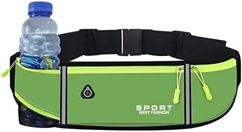 Running Waist Bag Marathon Jogging Bag Water Bottle Hip Waist Pack Waterproof Outdoor Sports Jogging Cycling Phone Waist Bags (Blue kettle) in Saudi Arabia
