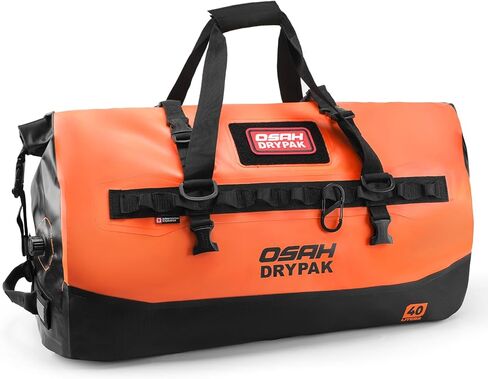 Waterproof Duffel Bag 25L/40L/60L – Heavy-Duty Motorcycle Tail Bag, Roll-Top Dry Bag for Travel, Camping, Boating, Kayaking, Outdoor Adventure in Kuwait