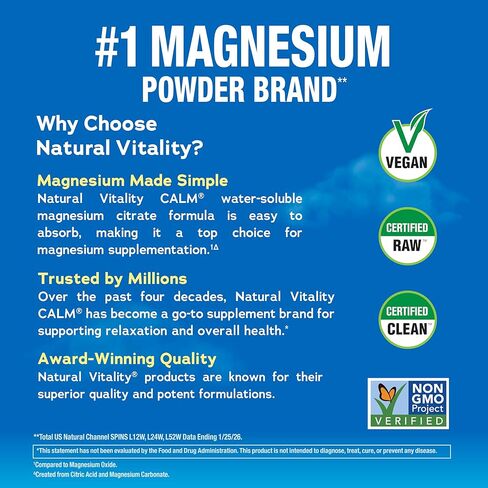 الهدوء الحيوي الطبيعي ، مكملات المغنيسيوم ، مسحوق مشروب مضاد للموت ، خالٍ من الغلوتين ، نباتي ، غير محلي ، ليمون حلو ، 8 أوقية in Kuwait