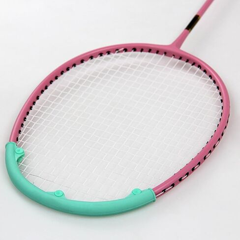 Badminton Racquet Curved Protections Sleeve Beginner Racket Head Protector Front Frame Head Case Protective Covers Silicone Cover in Saudi Arabia