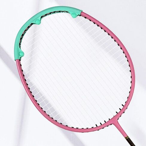 Badminton Racquet Curved Protections Sleeve Beginner Racket Head Protector Front Frame Head Case Protective Covers Silicone Cover in Saudi Arabia