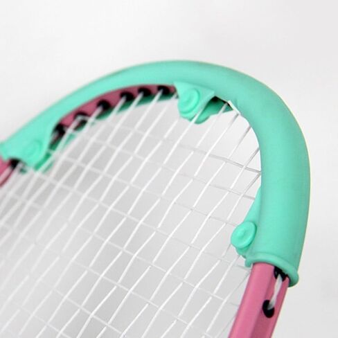 Badminton Racquet Curved Protections Sleeve Beginner Racket Head Protector Front Frame Head Case Protective Covers Silicone Cover in Saudi Arabia