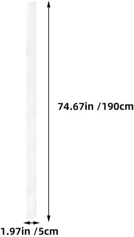 UPKOCH 2pcs Tension Straps: Portable Volleyball Net Attachment Strap for Competitive Matches - with Bright White Color for Clear Visibility and Reduced Misjudgment in Saudi Arabia