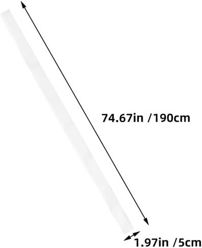 UPKOCH 2pcs Tension Straps: Portable Volleyball Net Attachment Strap for Competitive Matches - with Bright White Color for Clear Visibility and Reduced Misjudgment in Saudi Arabia