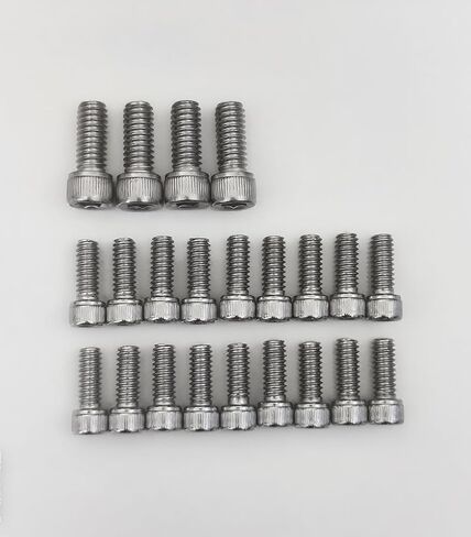 Stainless Steel Oil Pan Bolt Kit – Compatible with Ford 260, 289, 302, 351W, 5.0L Small Block Engines in Saudi Arabia