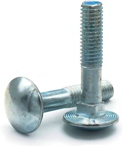 M8-1.25 Metric Zinc Plated Carriage Bolts M8-1.25 x 25MM FT Qty 100 in Kuwait