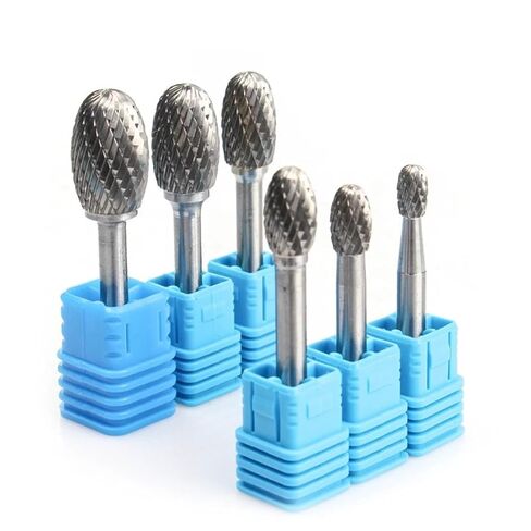 YG8 Alloy Rotary File 1Pcs EX Type Double Slot Tungsten Steel Wood Carving Grinding Head Hard Metal Milling for Copper(EX1625M06) in Saudi Arabia
