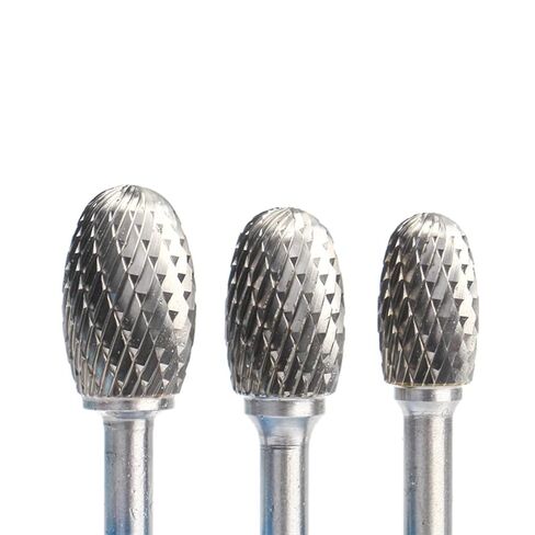 YG8 Alloy Rotary File 1Pcs EX Type Double Slot Tungsten Steel Wood Carving Grinding Head Hard Metal Milling for Copper(EX1625M06) in Saudi Arabia