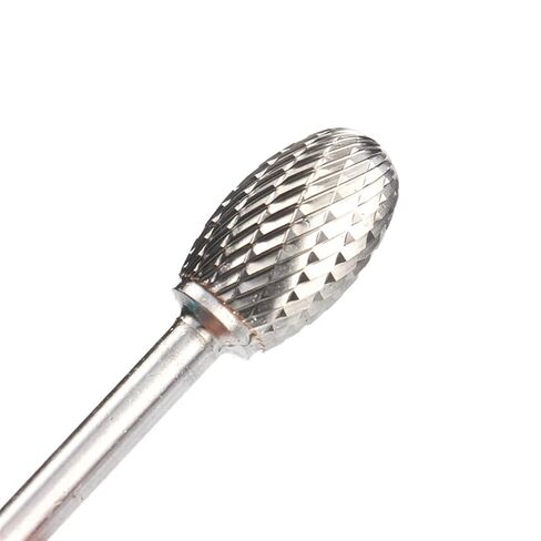YG8 Alloy Rotary File 1Pcs EX Type Double Slot Tungsten Steel Wood Carving Grinding Head Hard Metal Milling for Copper(EX0813M06) in Saudi Arabia