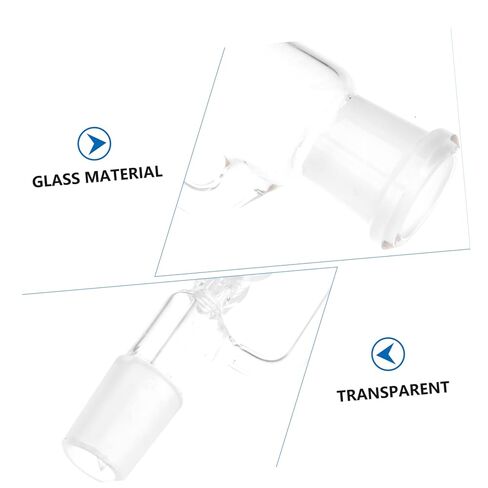 DECHOUS Cylindrical Glass Separatory Funnel PTFE Stopcock 500ml Experimental Liquid Funnel Equipment for Laboratory Use in Kuwait