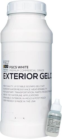 FGCI - 1 Quart Marine Grade Gel Coat for Boat Building, RV Gel Coat, Restoration, Carbon Fiber Gel Coat, Fiberglass Repair, Patching, and Repair kit (Fighting Lady Yellow) in Saudi Arabia