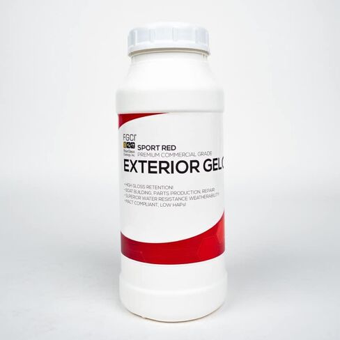 FGCI - 1 Quart Marine Grade Gel Coat for Boat Building, RV Gel Coat, Restoration, Carbon Fiber Gel Coat, Fiberglass Repair, Patching, and Repair kit (Fighting Lady Yellow) in Saudi Arabia