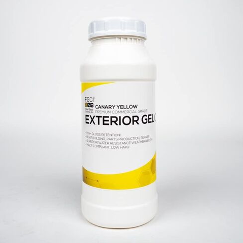 FGCI - 1 Quart Marine Grade Gel Coat for Boat Building, RV Gel Coat, Restoration, Carbon Fiber Gel Coat, Fiberglass Repair, Patching, and Repair kit (Fighting Lady Yellow) in Saudi Arabia
