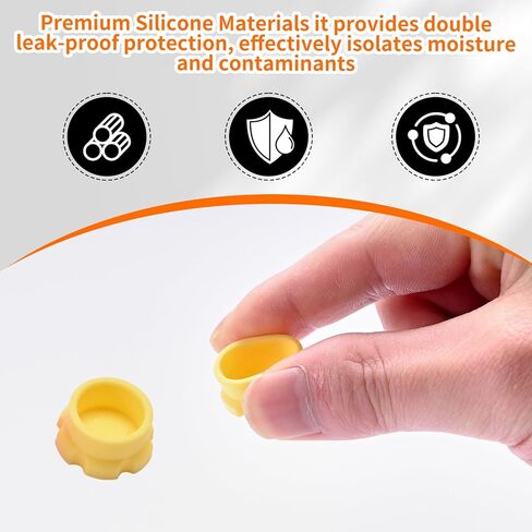 10 عبوات من أغطية قوارير سعة 3 مل قابلة لإعادة الاستخدام، أمبولة مقاومة للتسرب والغبار، 10 ألوان لسهولة التنظيم، زجاجات حقن مناسبة وصناديق تخزين in Kuwait