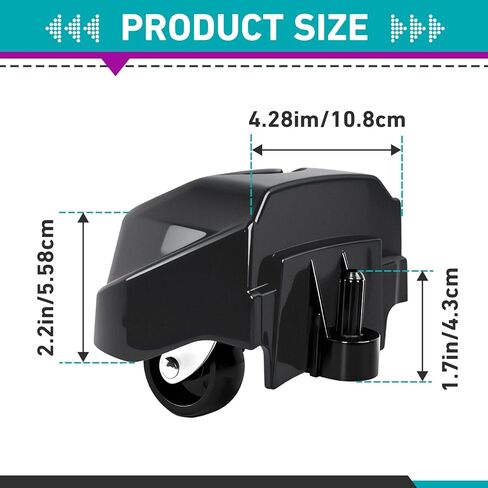 4 قطع عجلة قدم 12388 وعجلة 12293 متوافقة مع عجلات Ridgid سعة 6 إلى 16 جالون مبللة/جافة، مناسبة لـ WD16650 WD06350 WD1665M WD1635 WD1635M WD1245M WD12500 WD12460 in Saudi Arabia