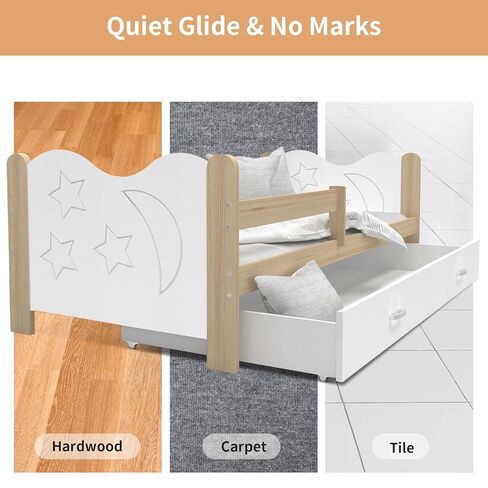 1" Low Profile Fixed Plate Casters, Mini TPR Silent Furniture Wheels, Mounting for Under Bed Storage Drawer, Wooden Cabinet, Sliding Door, 4 Pcs in Saudi Arabia