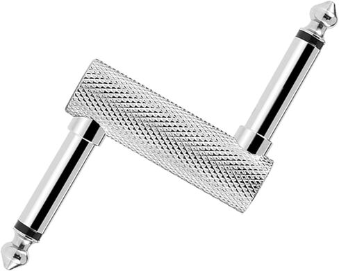 2 حزمة من وصلات دواسة الجيتار من Yuly، موصل قابس ذكر إلى ذكر 1/4 بوصة، إزاحة من النوع Z، معدن، دواستين in Kuwait