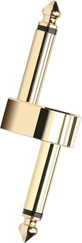 2 حزمة من وصلات دواسة الجيتار من Yuly، موصل قابس ذكر إلى ذكر 1/4 بوصة، إزاحة من النوع Z، معدن، دواستين in Kuwait