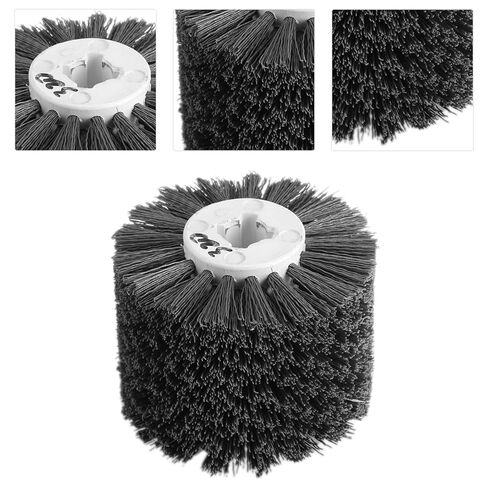 Abrasive Wire Wood Burnishing Polishing Wheel 320 Grit, High Density, and Alkali, for Electric Drawing Machine, Suitable for Flat, Curved Surfaces in Kuwait