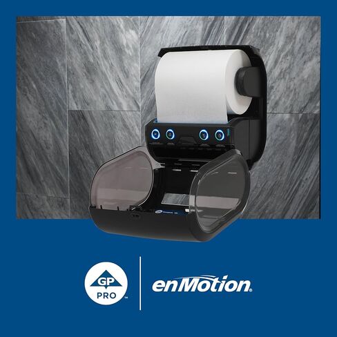 لفافات مناشف ورقية معاد تدويرها من Georgia-Pacific enMotion Flex مقاس 8 بوصات من GP PRO، بيضاء، لفة 550 قدم، علبة 6 لفات كبيرة، 89730 in Kuwait