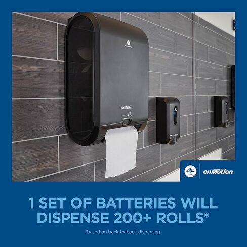 لفافات مناشف ورقية معاد تدويرها من Georgia-Pacific enMotion Flex مقاس 8 بوصات من GP PRO، بيضاء، لفة 550 قدم، علبة 6 لفات كبيرة، 89730 in Kuwait