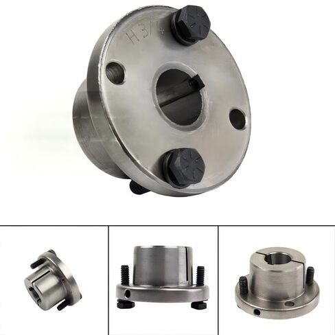 2AK51H/H-3/4 Compressor 5" Dual Groove Pulley - for Masterdrive Mechanical Power Transmission Part - Cast Iron Pulley Replacement/Belt A Section 4L P w/ 3/4" Sheave Bushing - Gray Solid Steel in Saudi Arabia