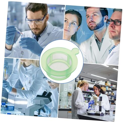 2 قطعة مصافي الخلايا المختبرية القابل للتصرف أصفر أخضر مرشحات الخلايا الصغيرة شبكة غربال لفحص أدوات البحث العلمي النايلون البولي بروبلين in Saudi Arabia