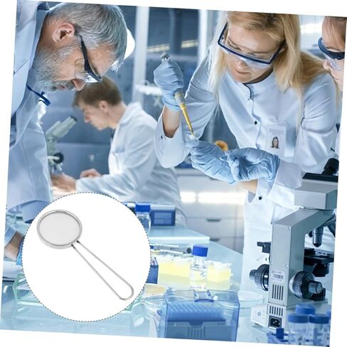 Low-Ring Handle Cell Filter Strainer Laboratory Tool Stainless Steel Fine Mesh Screen for Cell Separation and Tissue Processing in Saudi Arabia