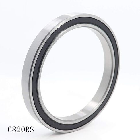 Power Transmission Products 6820 2RS Precision Bearing ABEC-1 Deep Groove Ball Metric 6820RS Thin Section Bearings 61820 RS 100x125x13 MM in Kuwait