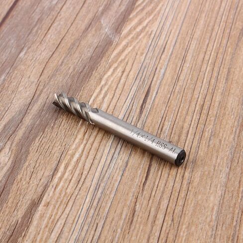 1 Piece 4 Flute Cutter Straight Shank Metalworking Cutter for Hardness of Metal 30 Degrees in Saudi Arabia