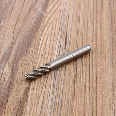1 Piece 4 Flute Cutter Straight Shank Metalworking Cutter for Hardness of Metal 30 Degrees in Saudi Arabia