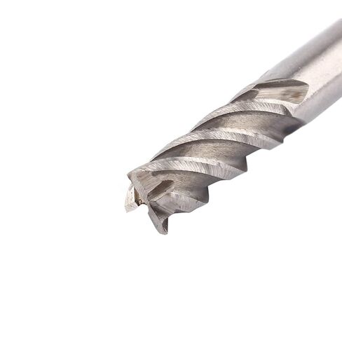 1 Piece 4 Flute Cutter Straight Shank Metalworking Cutter for Hardness of Metal 30 Degrees in Saudi Arabia