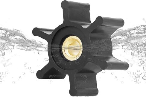 12V Bilge Pump, Self Priming Flexible Impeller, 200w 40L / min, 12m Head - Durable Stainless Steel, Thermal Overload Protection, Ideal for Freshwater and Saltwater Transfer in Saudi Arabia