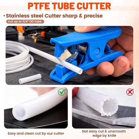50pcs 3D Printer Tool Kit & Accessories – Nozzle Cleaning Tools, Scrapers, Files, Wire Cutter, Craft Knife, Tube Cutter, Wrench & Tweezers – Complete Starter Kit with Tool Bag for Cleaning & Finishing in Kuwait