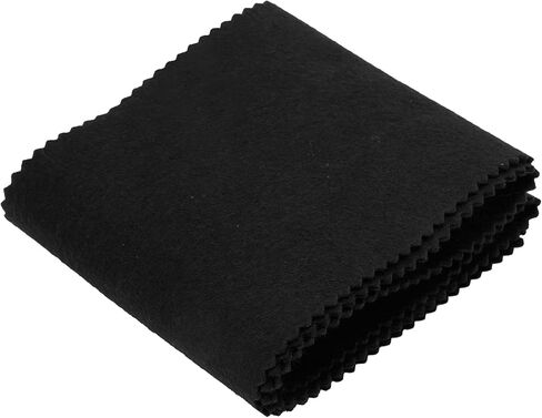 Jeffergarden Piano Keyboard Cloth, Felt Cover for Dust Protection, Washable Material, Fits Most Grand and Upright Pianos, Stylish and Functional Accessory (Black) in Kuwait