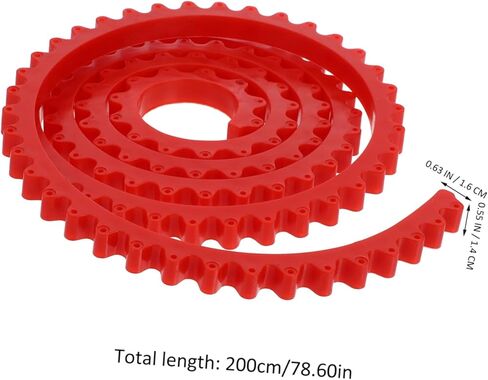 TEHAUX Flexible Curve Shaping Template Adjustable Woodworking Profiling Strip with Gear Driven Precision for Accurate Contour Transfer and Projects in Saudi Arabia
