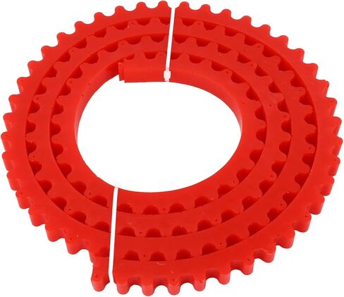 شريط جانبي للأعمال الخشبية مع سلسلة مدفوعة بالتروس، قوي ومرن لقوالب المنحنيات المعقدة، مرونة ممتازة، مادة بوليمر عالية، طول 2 متر/6.6 قدم in Kuwait