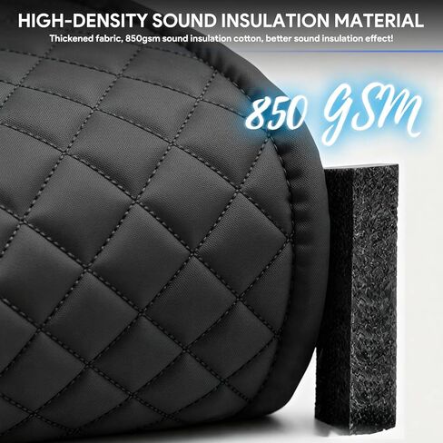 حجرة تسجيل محمولة – حجرة تسجيل منزلية عازلة للصوت للتعليقات الصوتية والبودكاست والموسيقى، حجرة صوتية خالية من الصدى مع حقيبة سفر in Kuwait