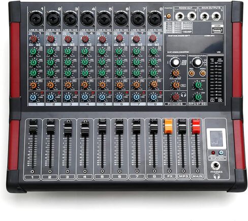 TC-Home مضخم خلط 12 قناة يعمل بالطاقة TRS مع فتحة USB 16DSP بلوتوث in Kuwait