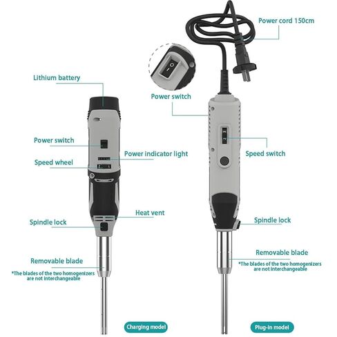 Laboratory Digital High Shear Homogenizer High Speed homogenizer,Laboratory Cell Tissue, Handheld high，Speed, for Food,Medicine, Cosmetics in Kuwait
