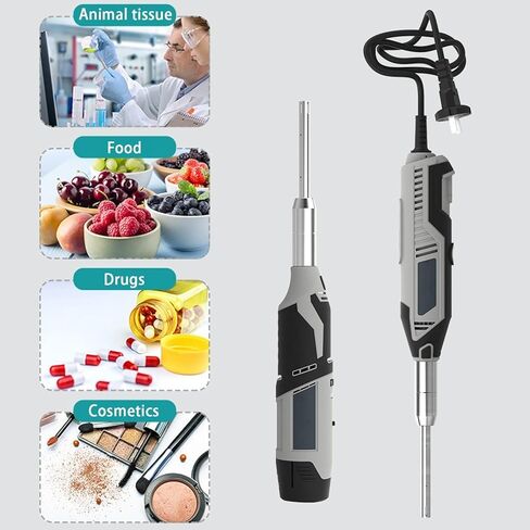 Laboratory Digital High Shear Homogenizer Laboratory Cell Tissue homogenizer,high Speed Dispersion,stepless Regulation 6 Gears Adjustable,for Food,Medicine,Cosmetics in Kuwait