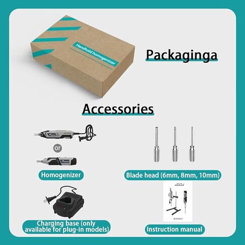 Laboratory Digital High Shear Homogenizer Laboratory Cell Tissue homogenizer,high Speed Dispersion,stepless Regulation 6 Gears Adjustable,for Food,Medicine,Cosmetics in Kuwait