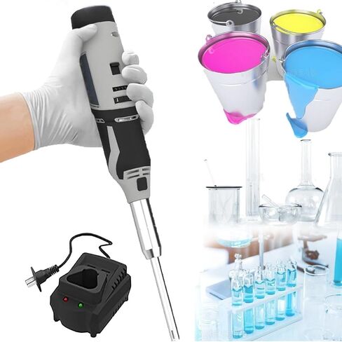 Laboratory Digital High Shear Homogenizer Handheld high-Speed homogenizer, Laboratory Cell Tissue, 6 Gears Adjustable, dispersing emulsifier,for Food,Medicine, Cosmetics,Charging in Kuwait