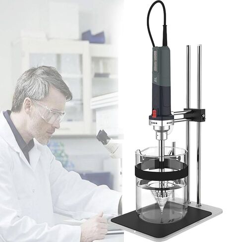 Laboratory Digital High Shear Homogenizer Laboratory homogenizer, 1300W dispersing emulsifier, Cell Tissue Crusher, 6Speed Control, for, Emulsion, Dispersion in Kuwait
