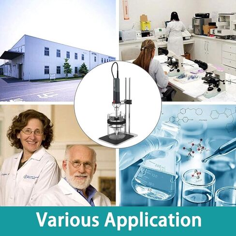 Laboratory Digital High Shear Homogenizer Laboratory homogenizer, 1300W dispersing emulsifier, Cell Tissue Crusher, 6Speed Control, for, Emulsion, Dispersion in Kuwait