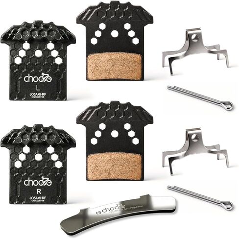 Chooee J05A-RF Bike Brake Pads,2 Pairs Disc Brake Pads for Shimano J04C J05A G05A G04S J02A J03A,Polymetallic Bicycle Brake Pads for Shimano XT XTR SLX Deore Brake Pad in Saudi Arabia