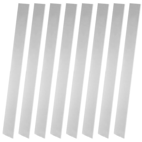 DAJAVE 8 Pack Square Aluminum Flat Bar 1/8 Thickness 16"x2" 6061 Aluminum Flat Plate Metal Bar, T6511 Solid New Mill Stock for Crafting lndustry, Covered with Protective Film in Saudi Arabia