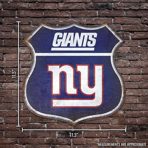 Rico Industries NFL Football Kansas City Chief Rustic 11.5 "Decor Decor Metal Sign in Saudi Arabia